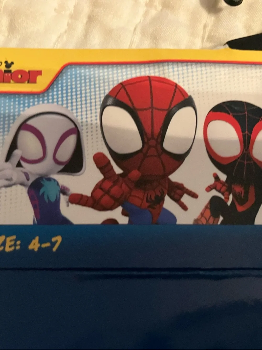 Marvel Spidey and His Amazing Friends Toddler Black Blue Red Socks - Marvel